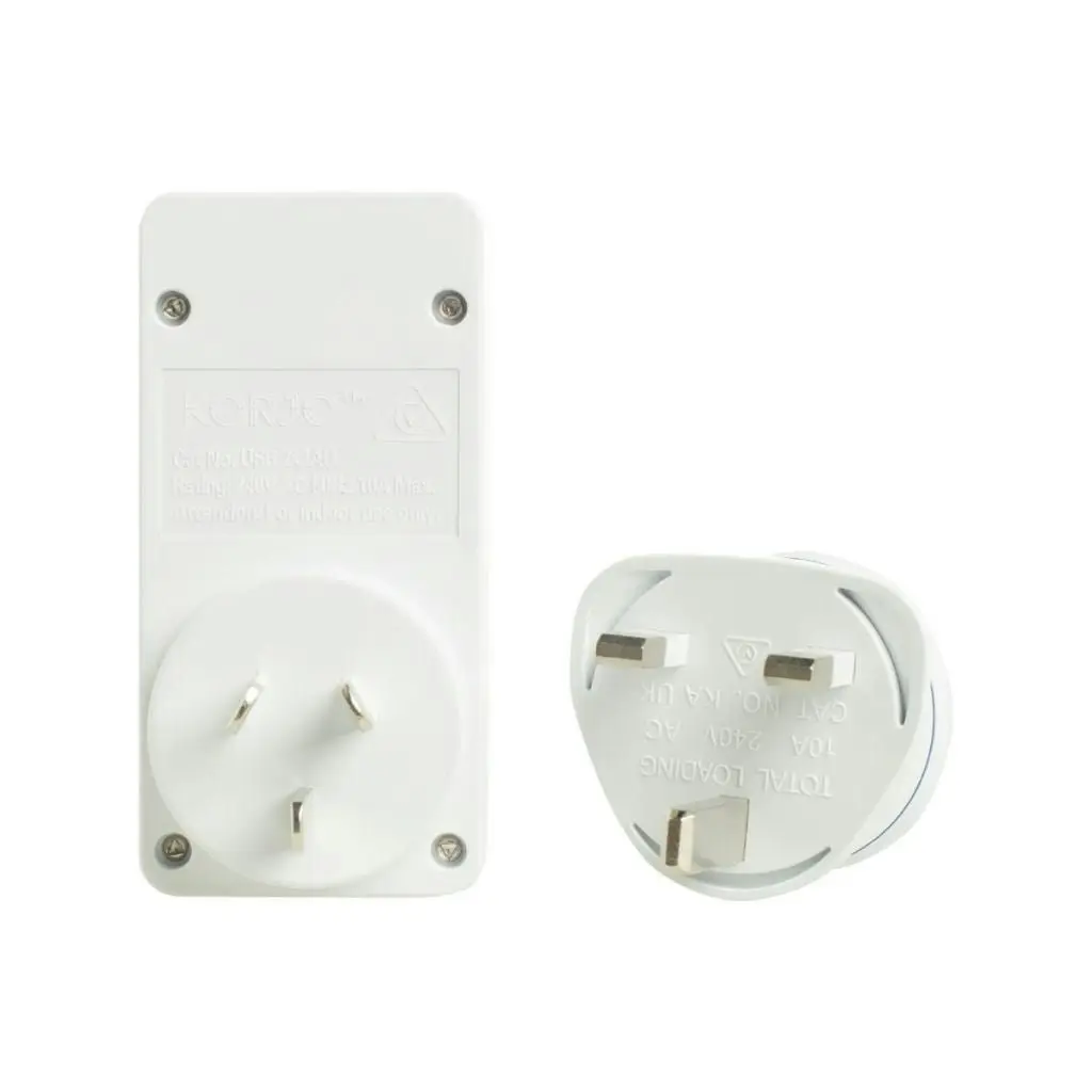 Korjo USB - UK Travel Adaptor USB2X2UK