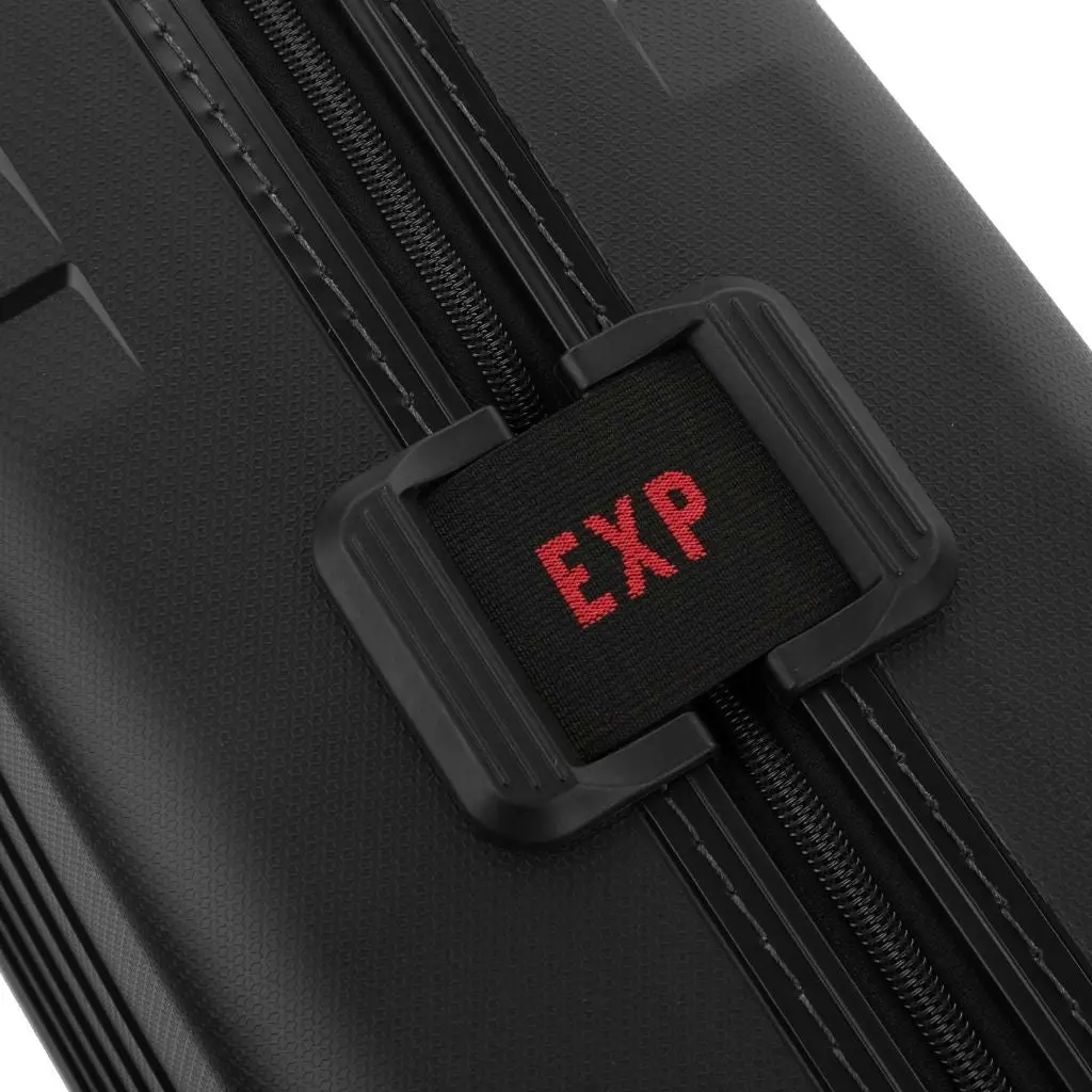 Roncato Ypsilon Carry On 55cm Hardsided Exp Spinner Suitcase Black