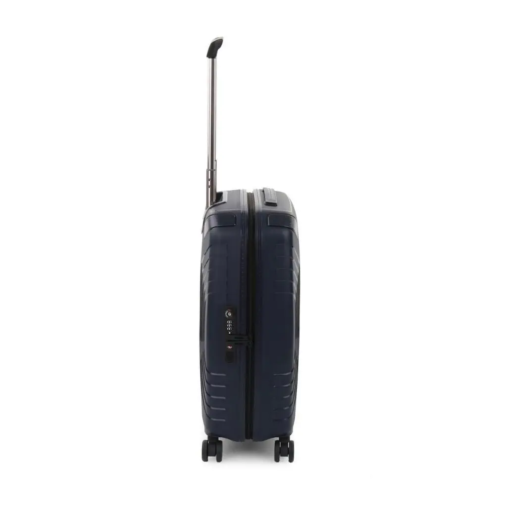 Roncato Ypsilon Carry On 55cm Hardsided Exp Spinner Suitcase Dark Blue