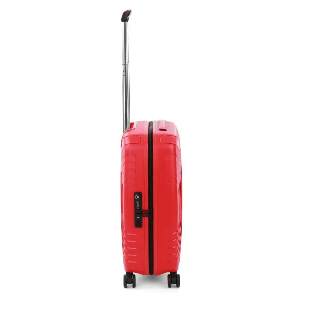 Roncato Ypsilon Carry On 55cm Hardsided Exp Spinner Suitcase Red