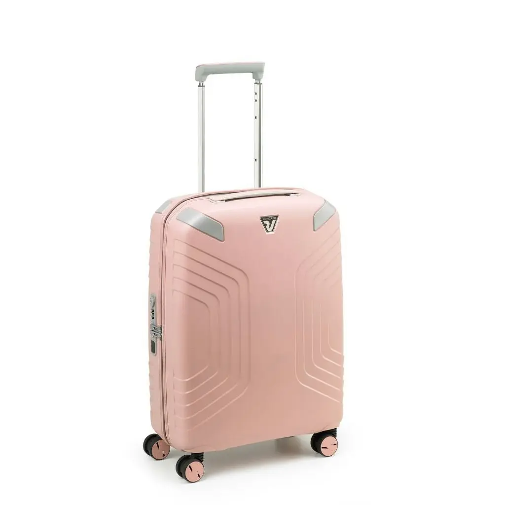 Roncato Ypsilon Carry On 55cm Hardsided Exp Spinner Suitcase Pale Pink