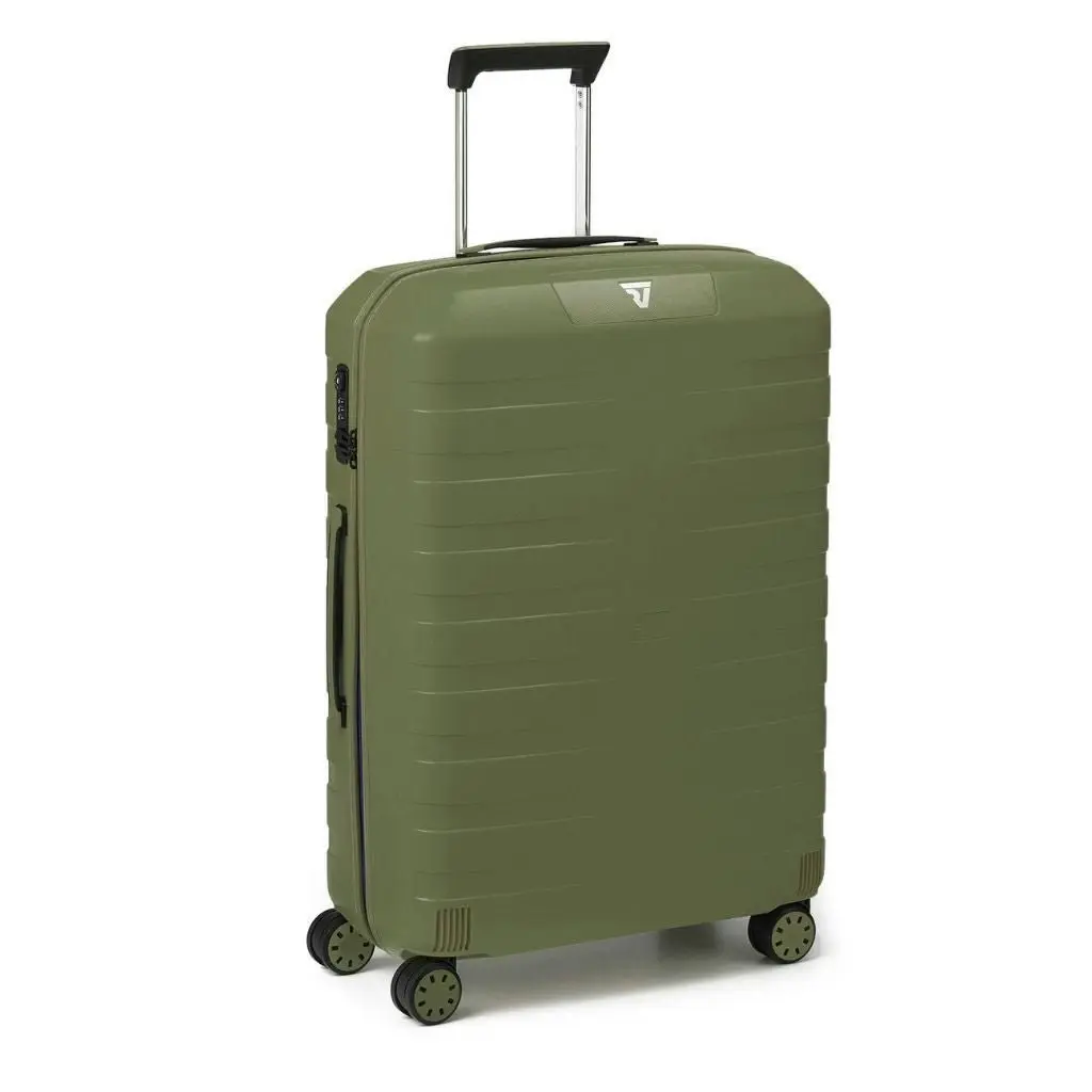 Roncato Box Young Medium 69cm Hardsided Spinner Suitcase Green