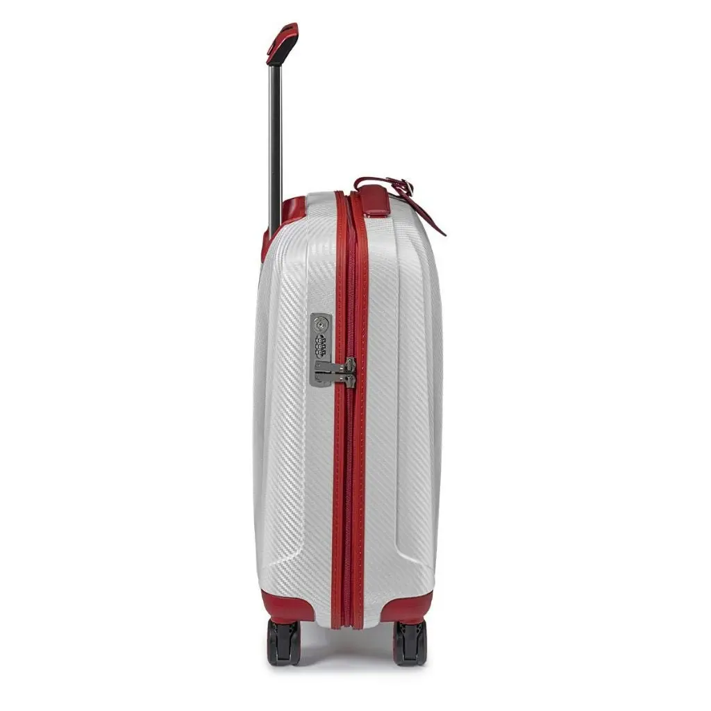 Roncato We Are Glam Carry On 55cm Spinner Suitcase 2kg - White