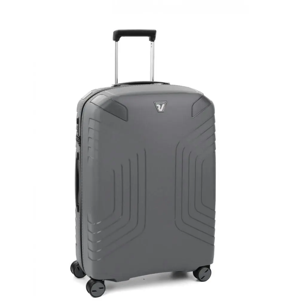 Roncato Ypsilon Medium 69cm Hardsided Exp Spinner Suitcase Grey