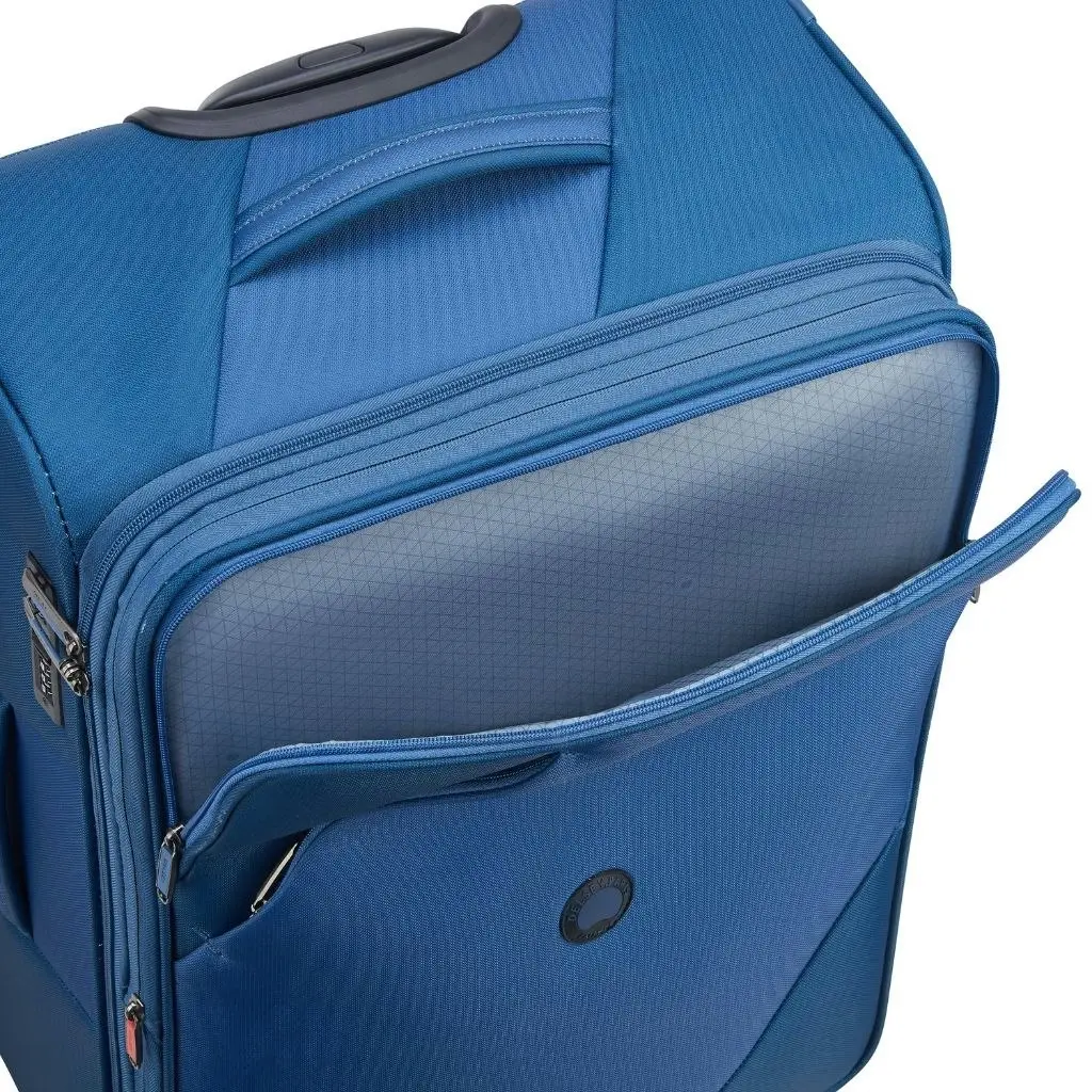 DELSEY MARINGA 68cm Medium Exp Softsided Luggage - Blue