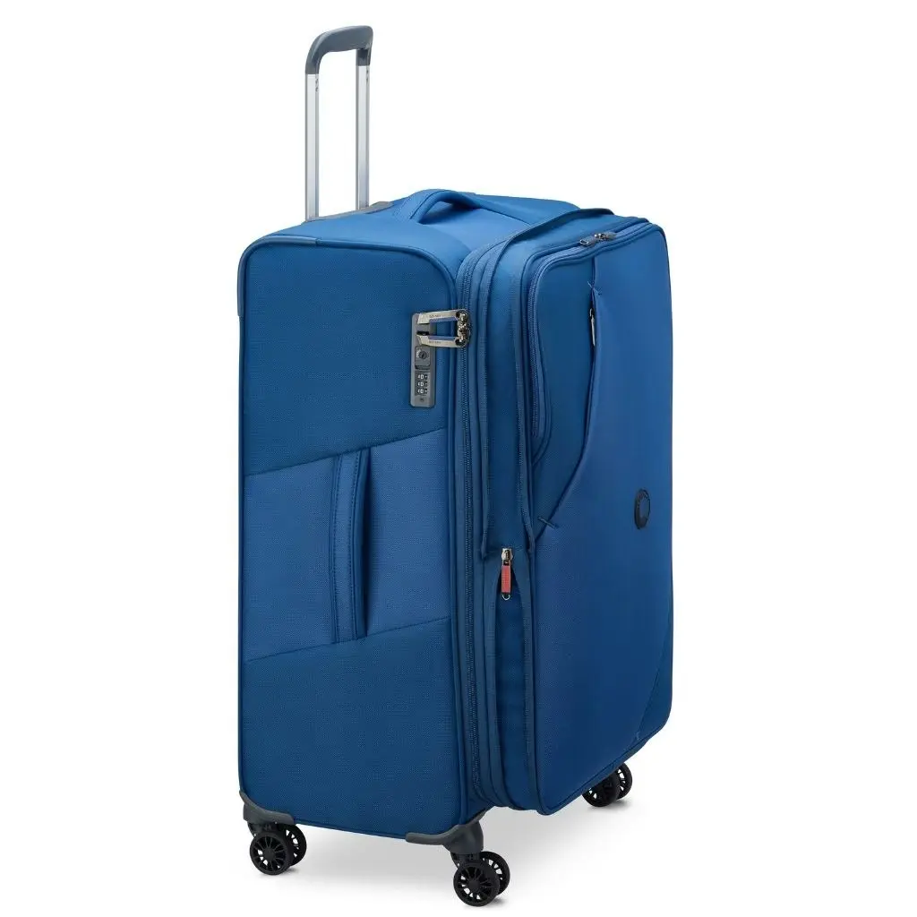 DELSEY MARINGA 68cm Medium Exp Softsided Luggage - Blue