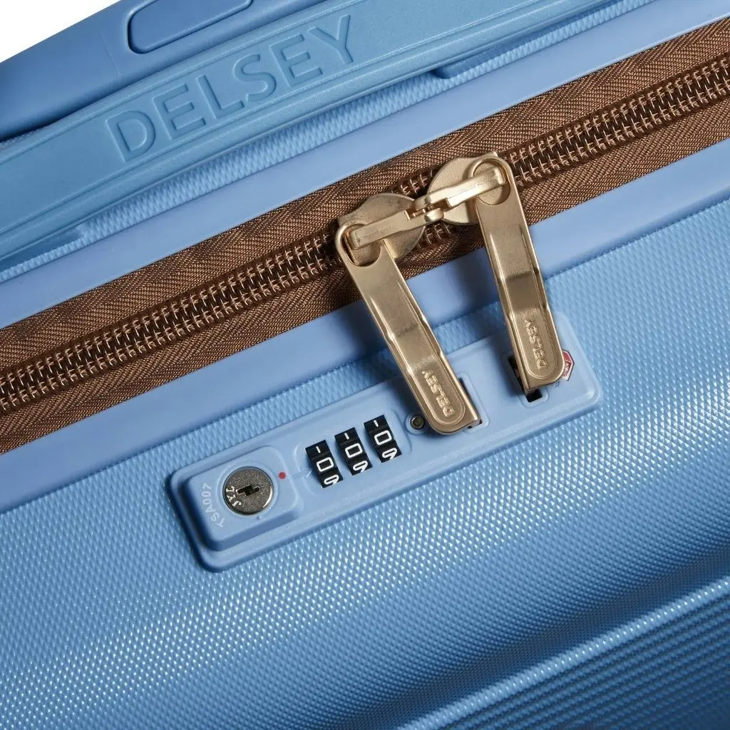 DELSEY Freestyle 82cm Large Luggage - Sky Blue