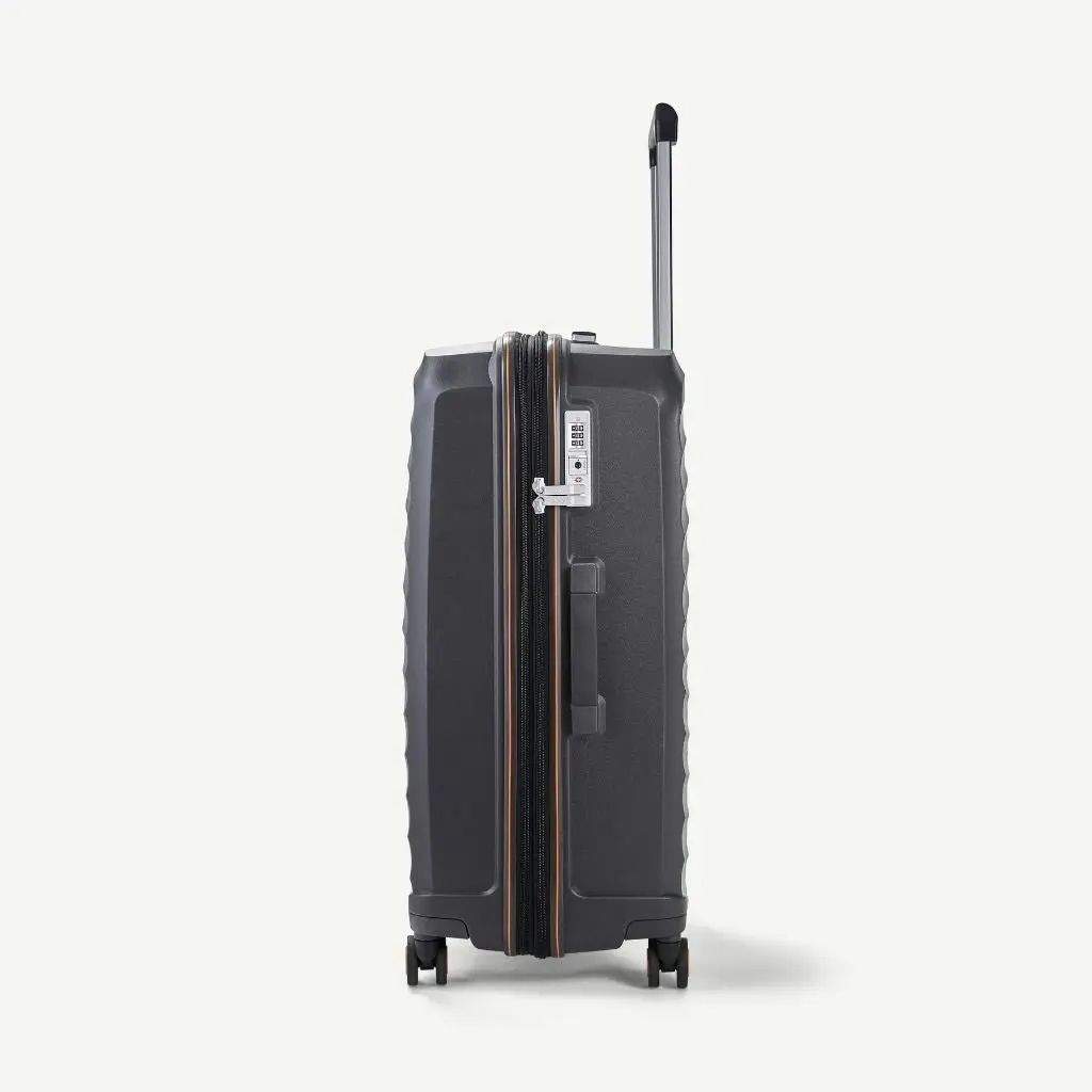 Rock Sunwave 66cm Medium Expander Hardsided Luggage - Charcoal