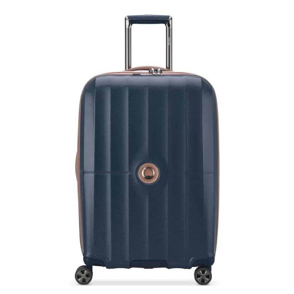 DELSEY St Tropez 67cm Expandable Medium Luggage - Navy