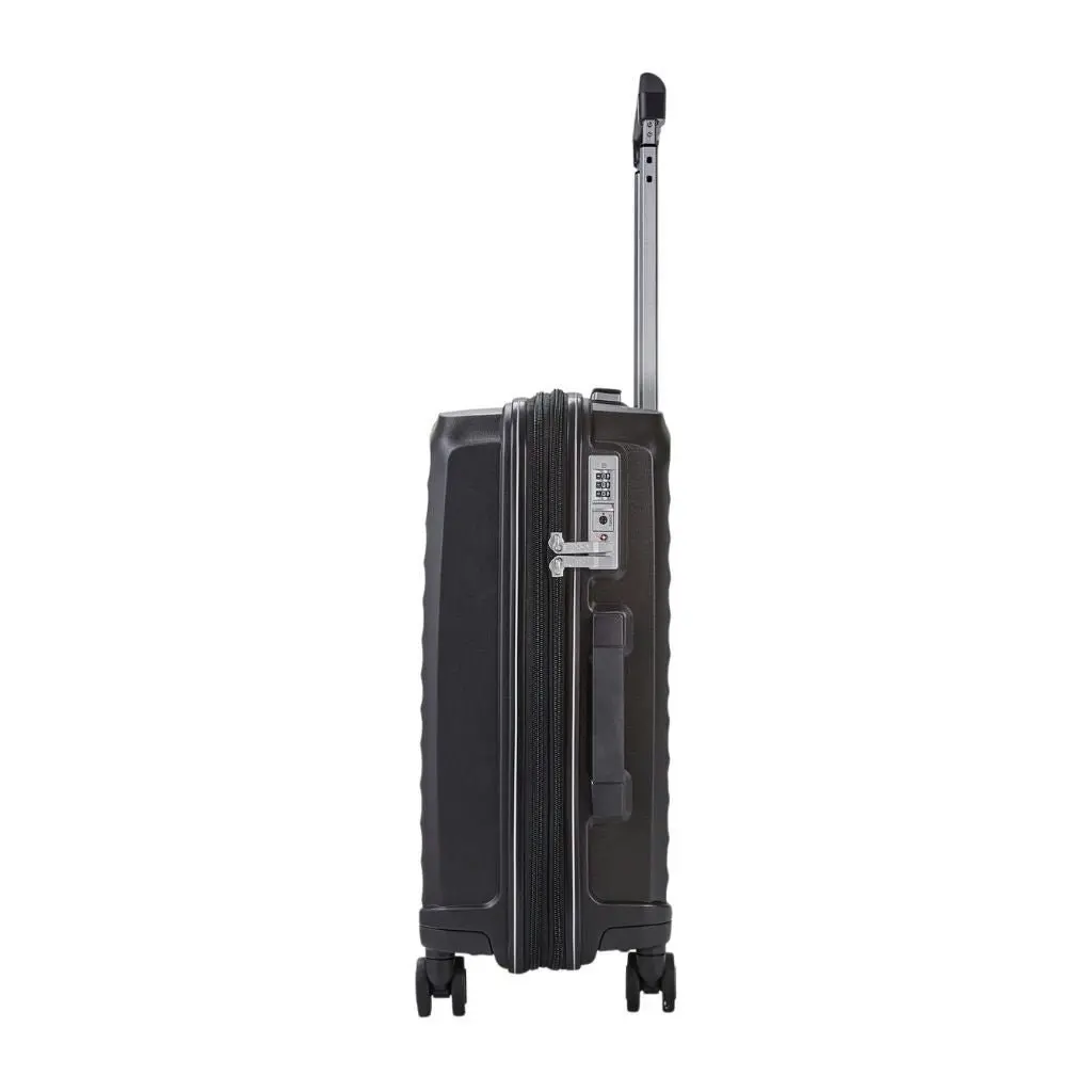 Rock Sunwave 54cm Carry On Hardsided Luggage - Black