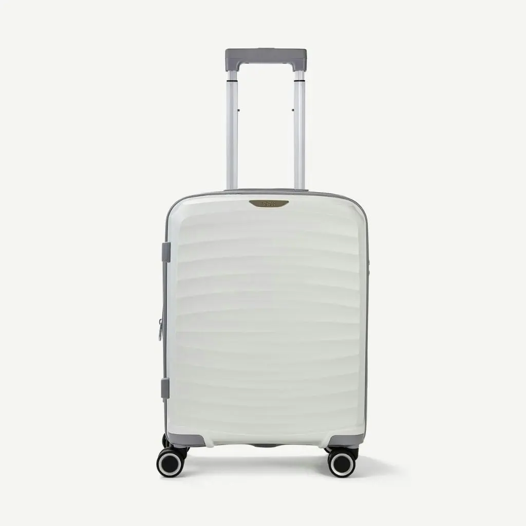 Rock Sunwave 54cm Carry On Hardsided Luggage - White