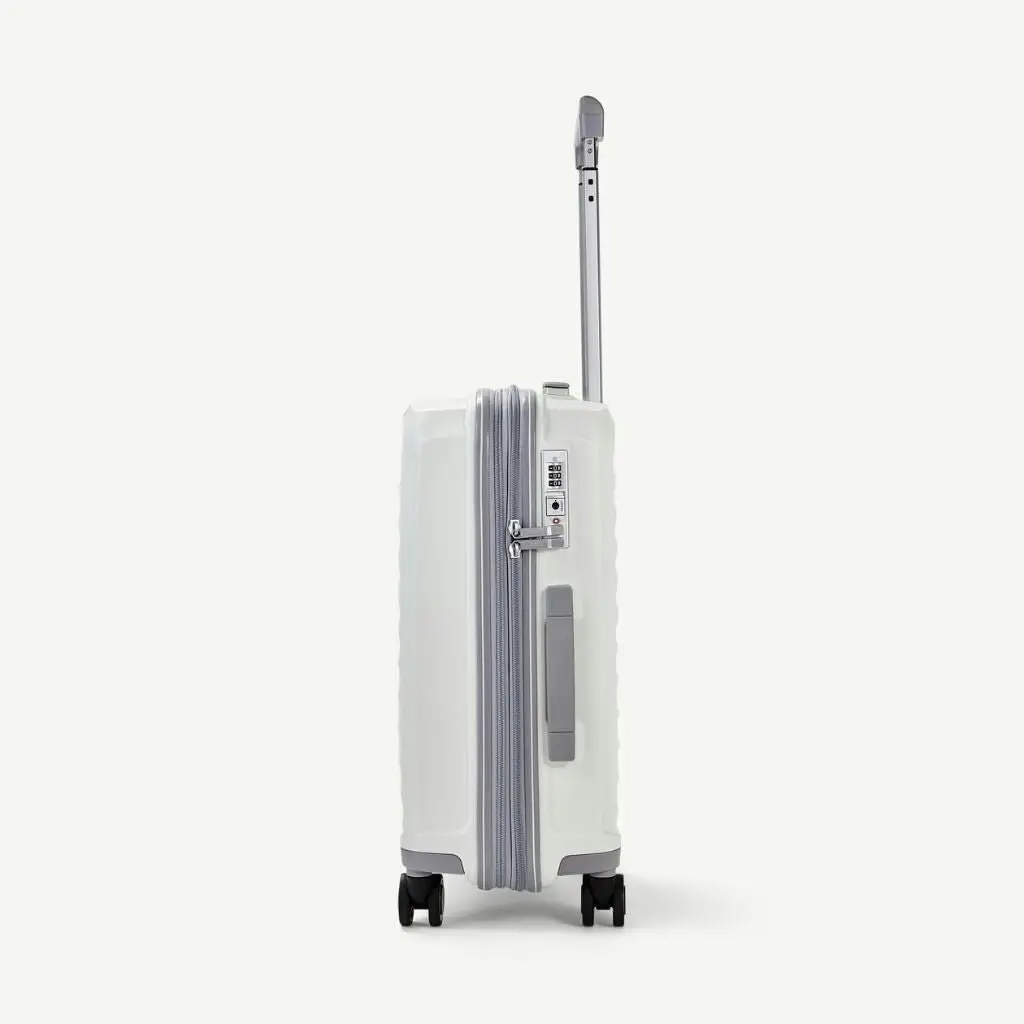 Rock Sunwave 54cm Carry On Hardsided Luggage - White