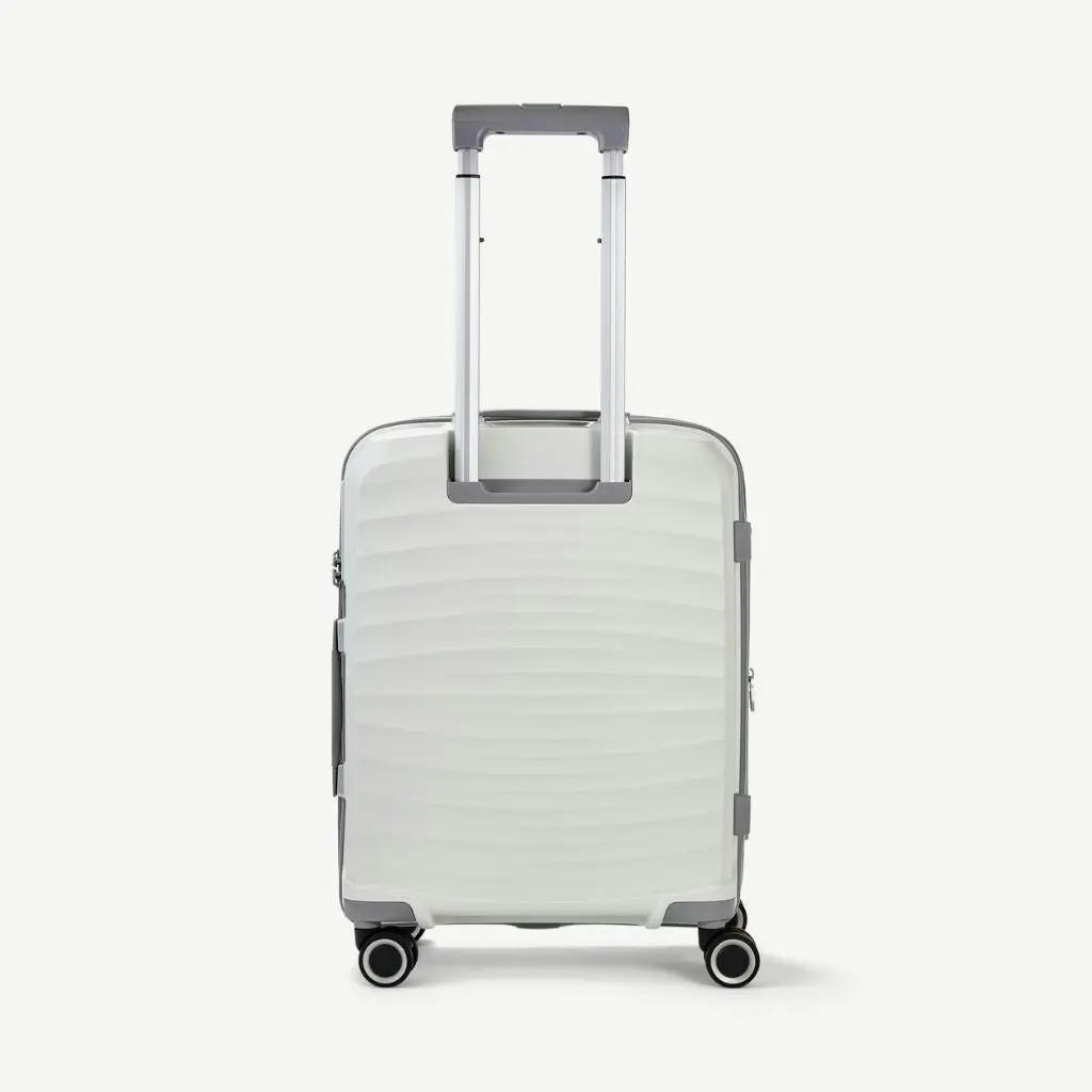 Rock Sunwave 54cm Carry On Hardsided Luggage - White