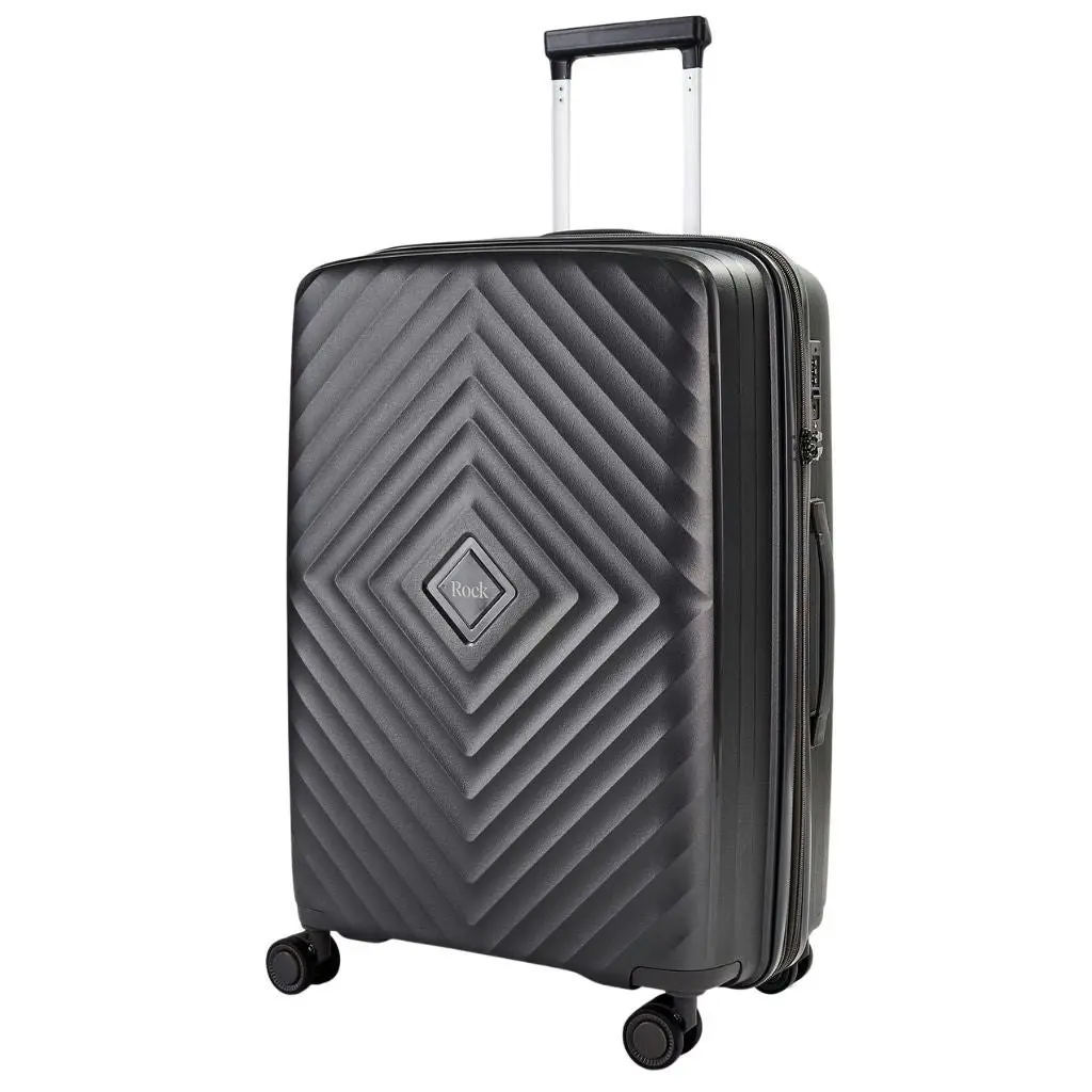 Rock Infinity 64cm Medium Expander Hardsided Suitcase - Charcoal