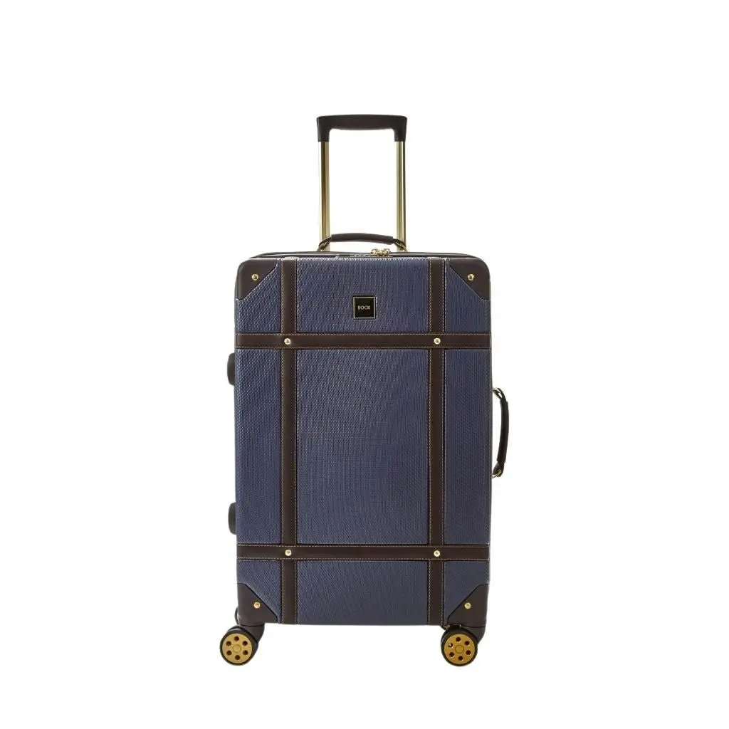 Rock Vintage 67cm Medium Hardsided Luggage - Navy