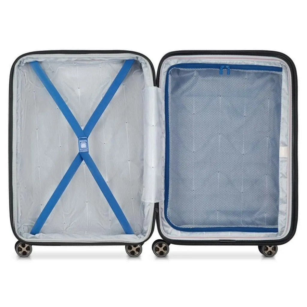 DELSEY Shadow 66cm Expandable Medium Luggage - Blue