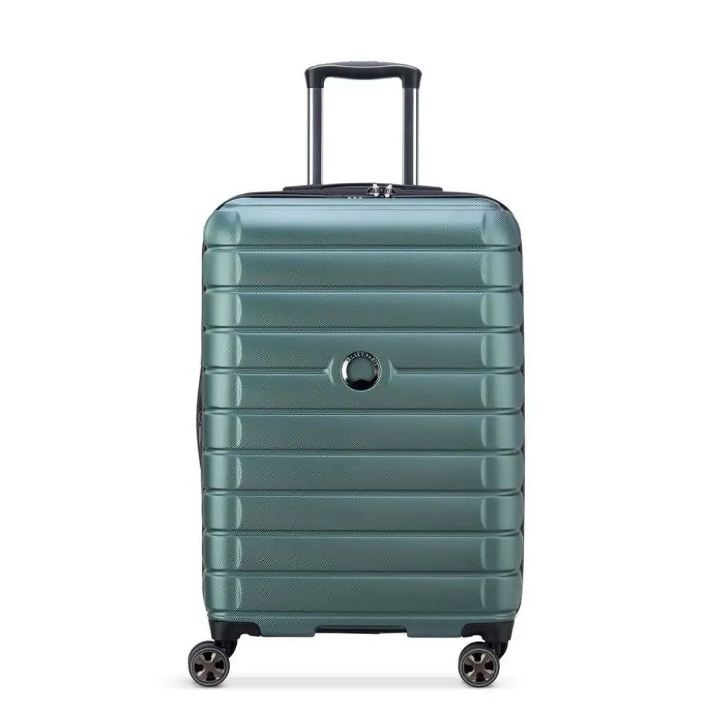 DELSEY Shadow 66cm Expandable Medium Luggage - Green