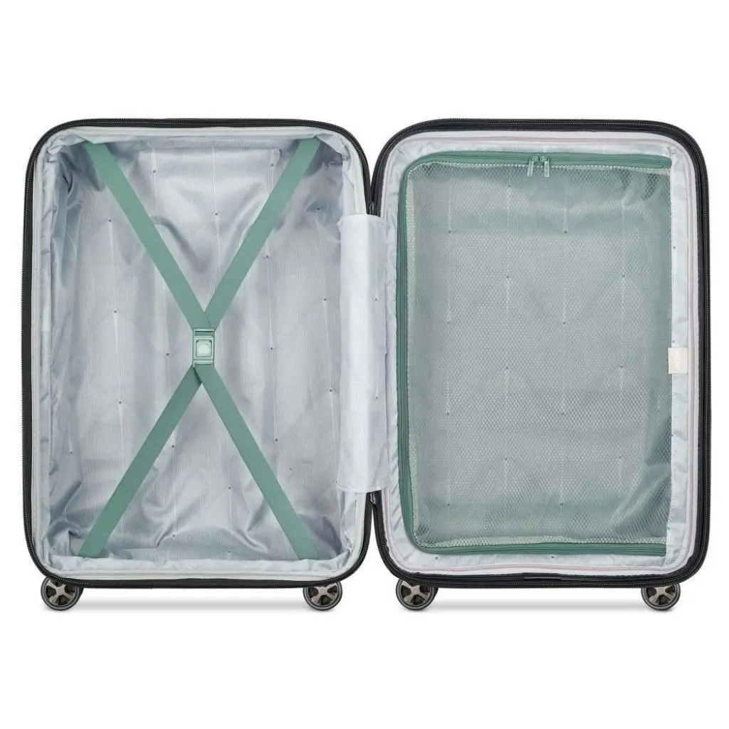 DELSEY Shadow 66cm Expandable Medium Luggage - Green