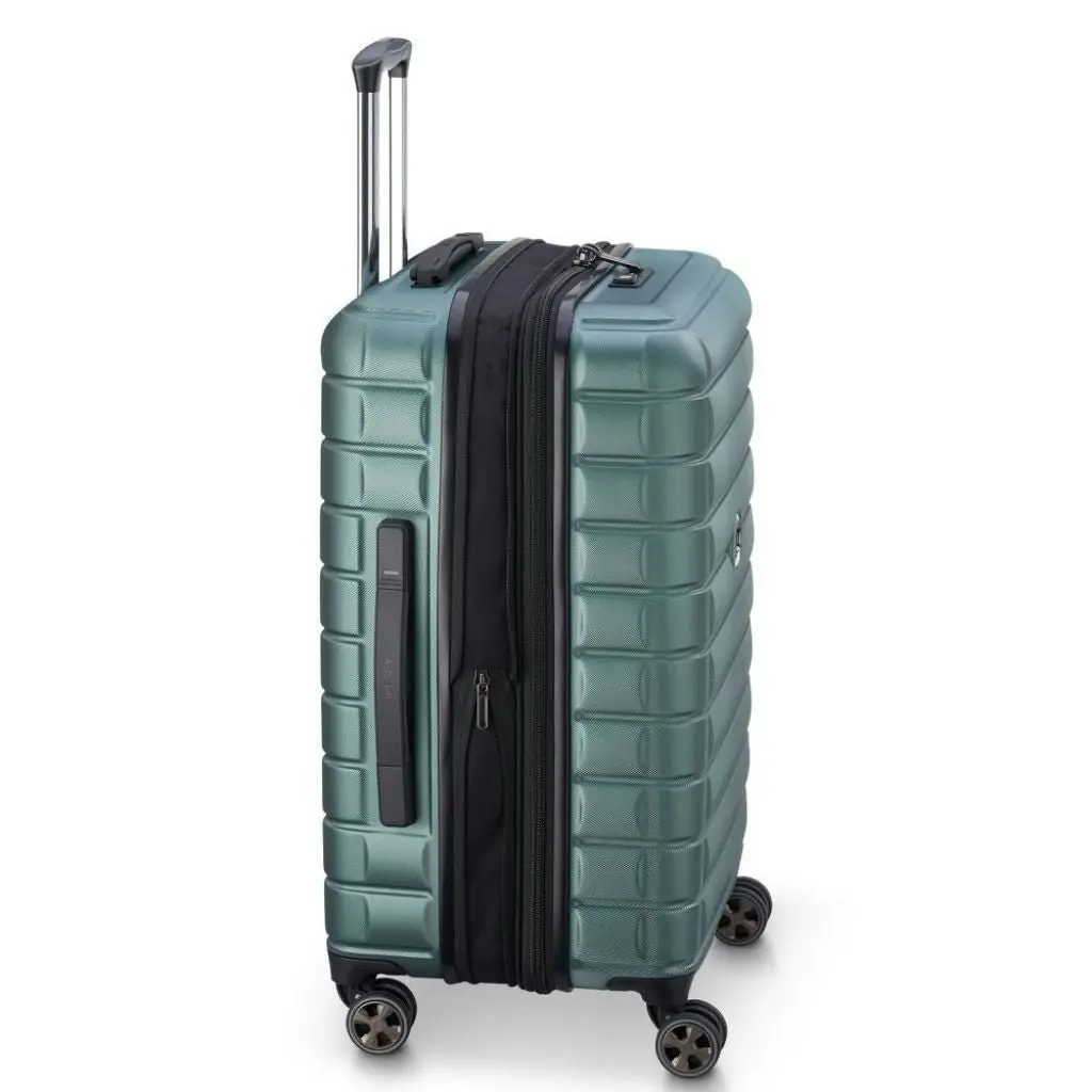 DELSEY Shadow 66cm Expandable Medium Luggage - Green