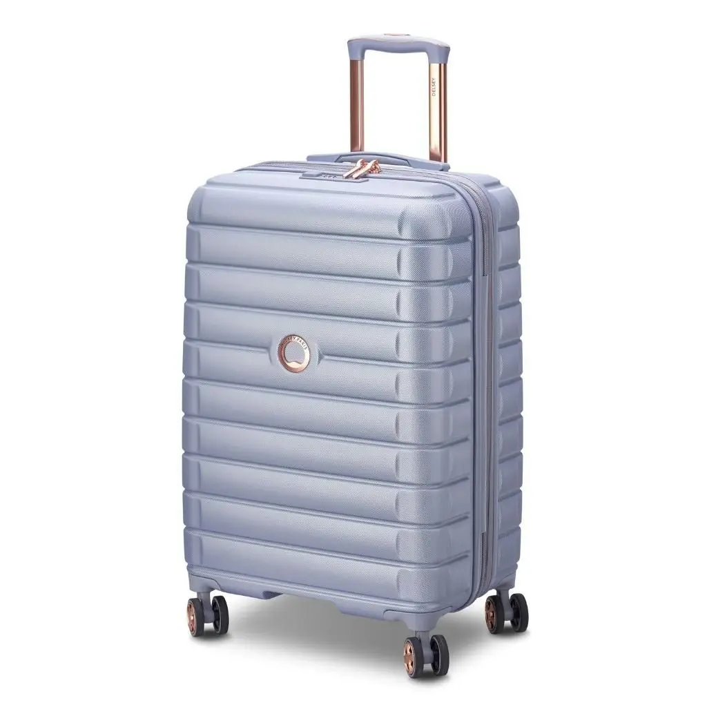 DELSEY Shadow 66cm Expandable Medium Luggage - Platinum