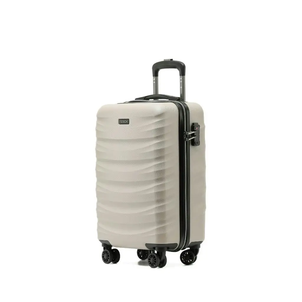 Tosca Interstellar Carry On 55cm Hardsided Suitcase - Cobblestone