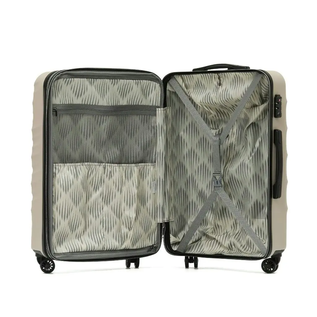 Tosca Interstellar Carry On 55cm Hardsided Suitcase - Cobblestone