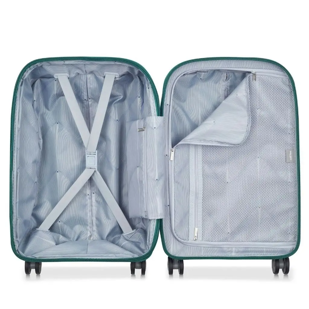 DELSEY Clavel 55cm Carry On Luggage - Evergreen