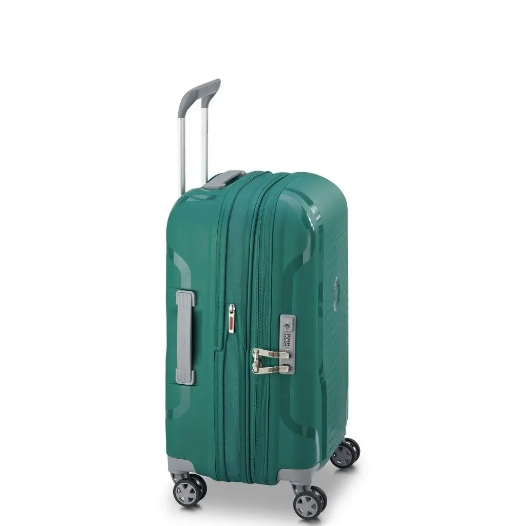 DELSEY Clavel 55cm Carry On Luggage - Evergreen