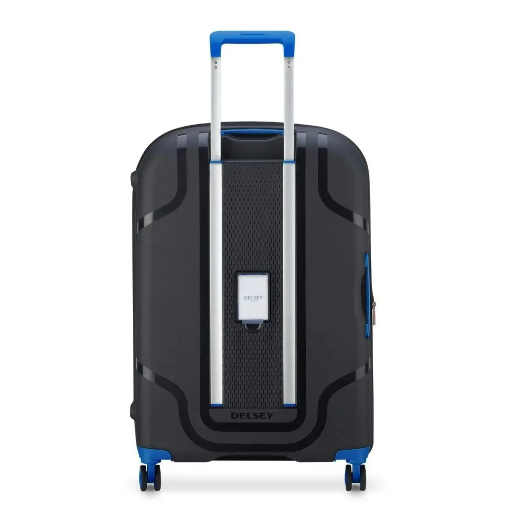 DELSEY Clavel 71cm Medium Hardsided Spinner Luggage - Black/Blue