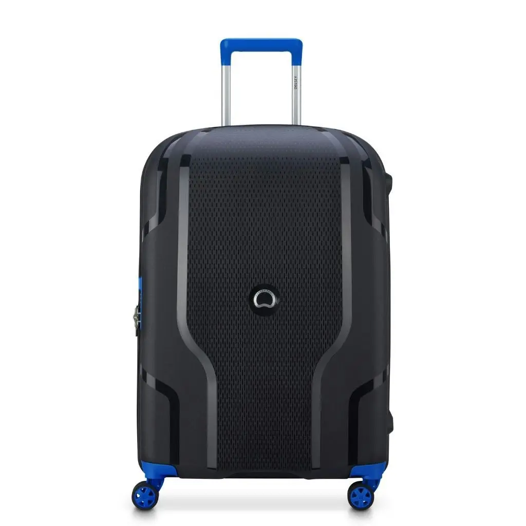 DELSEY Clavel 76cm Medium Hardsided Spinner Luggage - Black/Blue