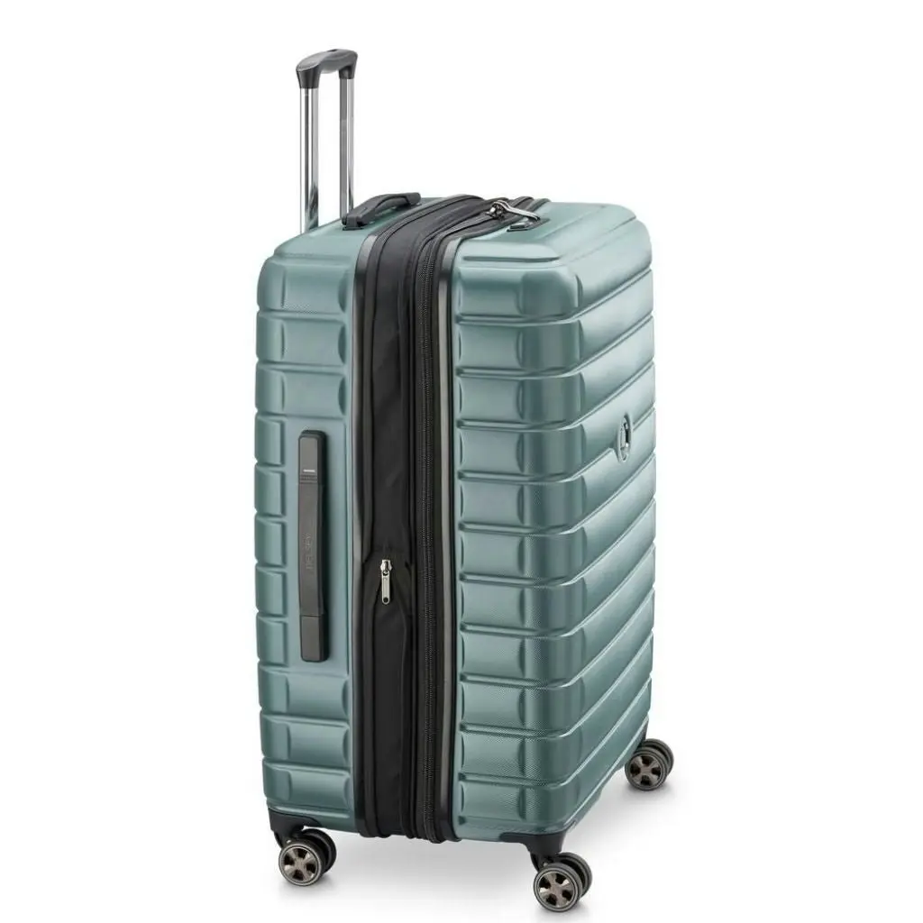 DELSEY Shadow 75cm Expandable Large Luggage - Green