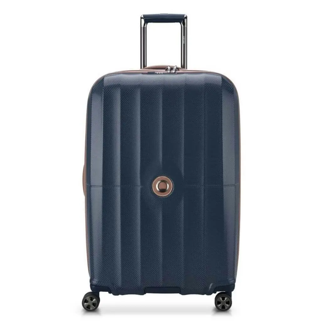 DELSEY St Tropez 77cm Expandable Large Luggage - Navy