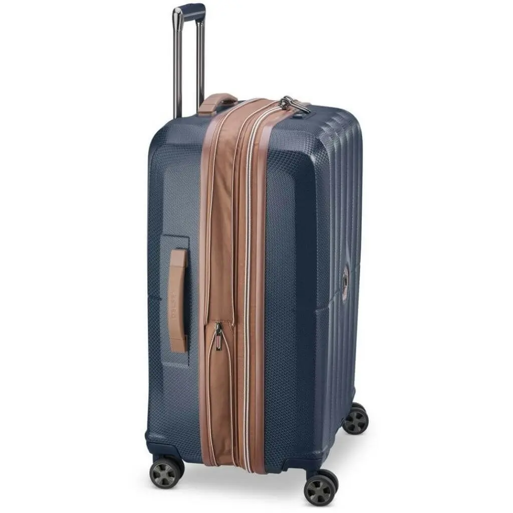 DELSEY St Tropez 77cm Expandable Large Luggage - Navy