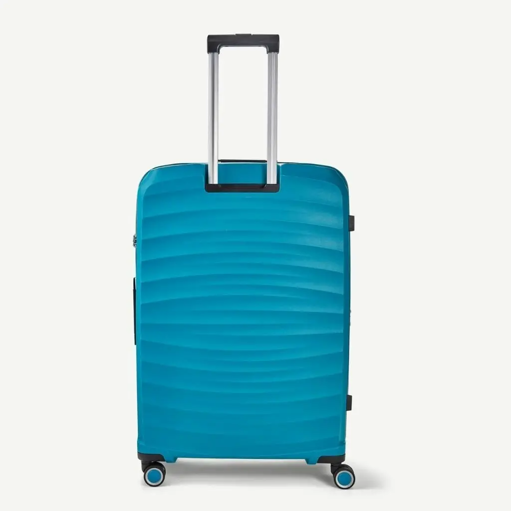 Rock Sunwave 79cm Large Expander Hardsided Luggage - Blue