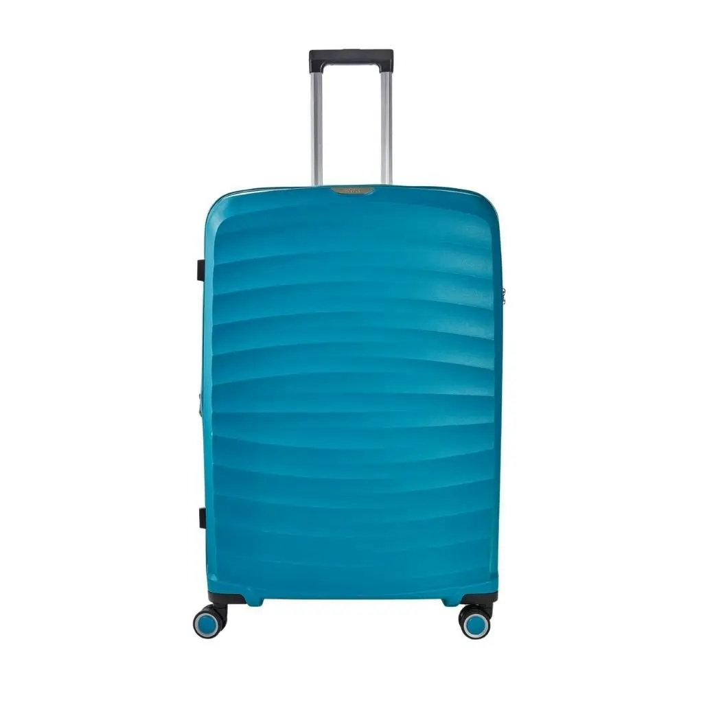 Rock Sunwave 79cm Large Expander Hardsided Luggage - Blue