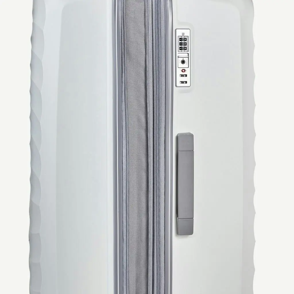 Rock Sunwave 79cm Large Expander Hardsided Luggage - White