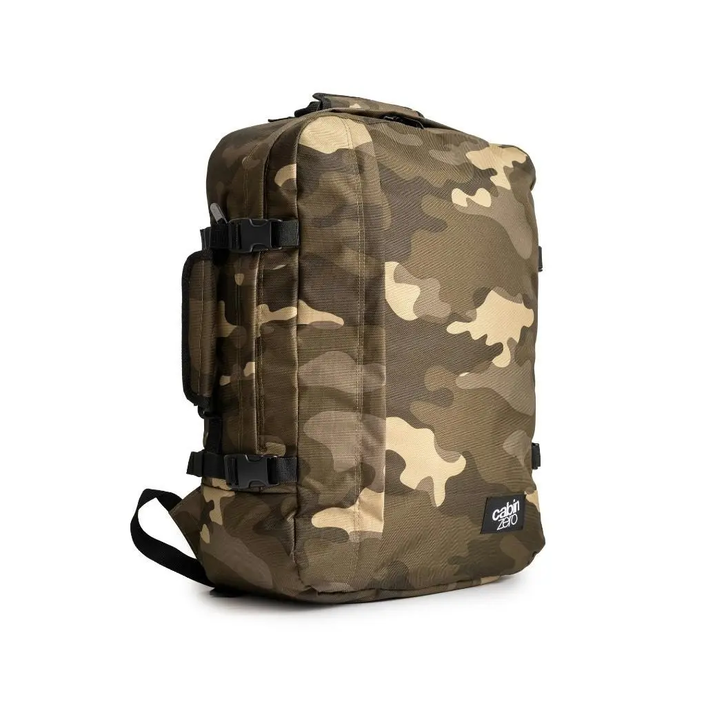 CabinZero Classic 44L Lightweight Carry On Backpack - Urban Camo