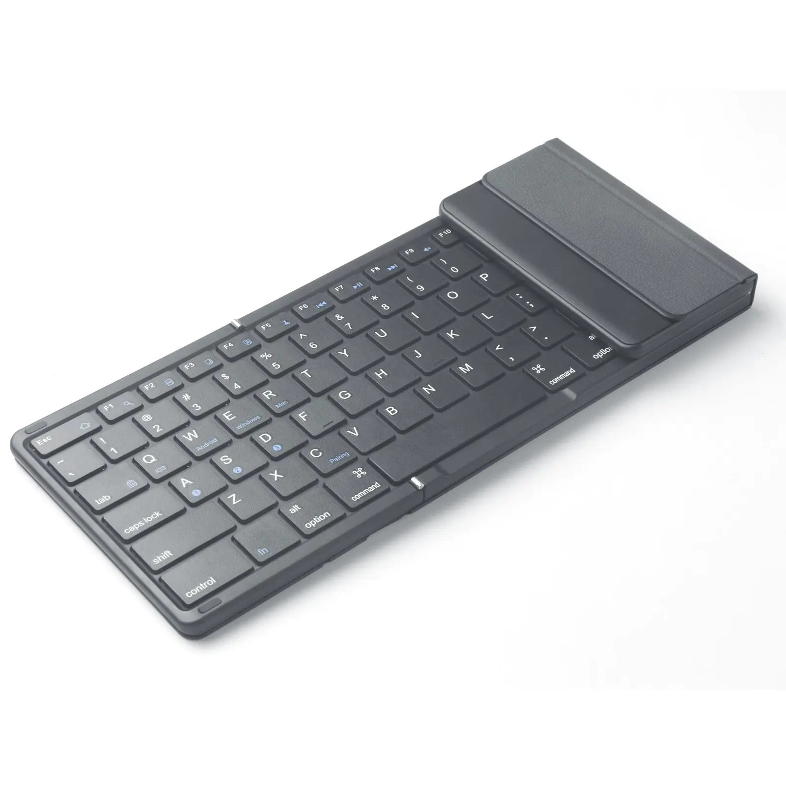 Todo Tri-Folding Bluetooth Wireless Keyboard BT 99 Key Mac Windows Android - Black