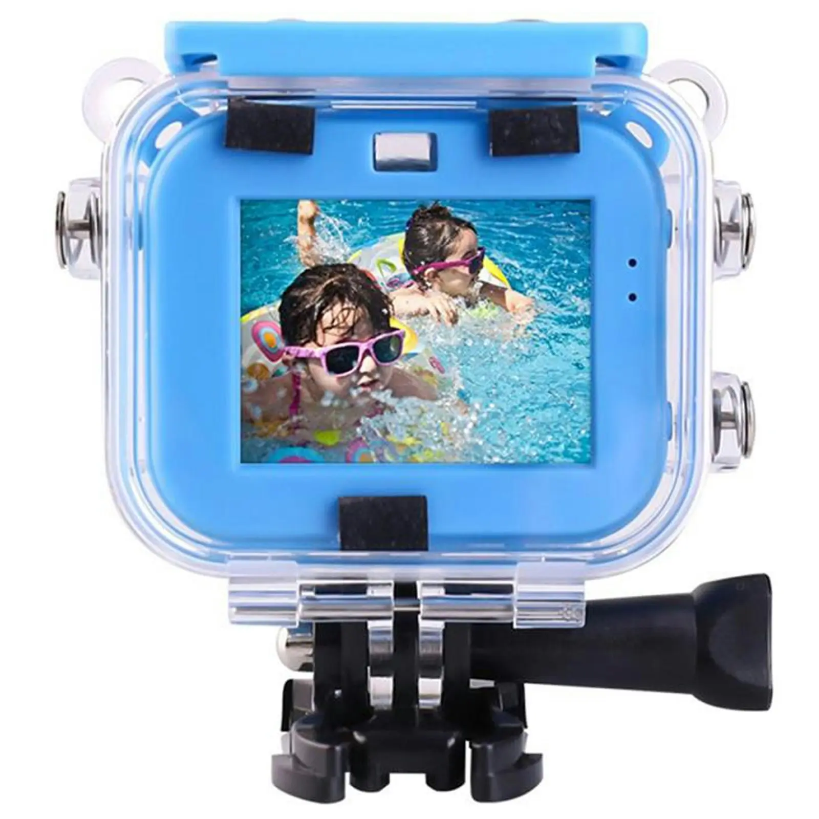 Todo 1080p FHD Kids Action Camera 30M Waterproof 2" LCD Action Cam - Blue