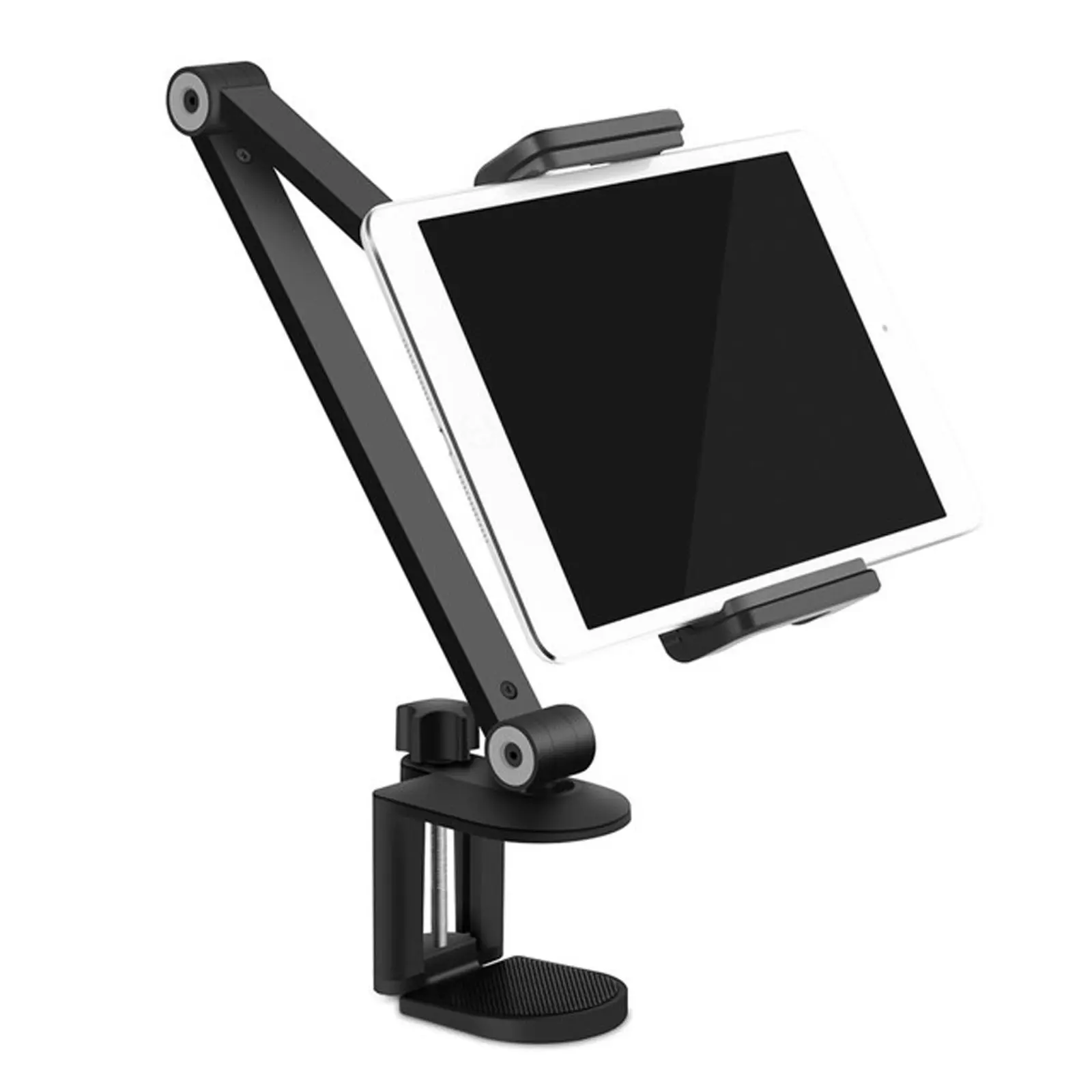 Todo Aluminium Foldable Tablet Stand Mount Clamp Holder Bracket iPhone iPad 4.7" - 12.9"