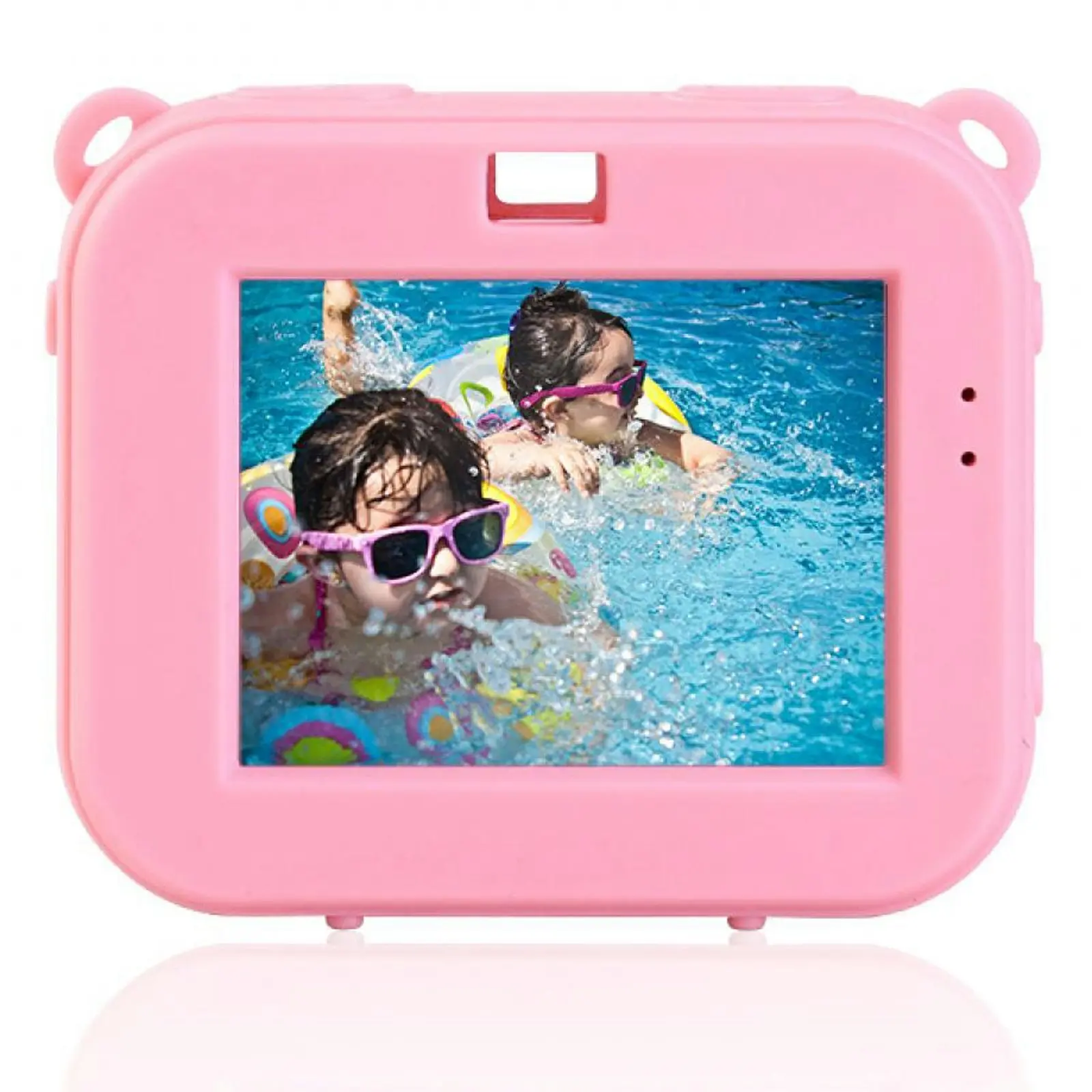 Todo 1080p FHD Kids Action Sports Camera 30M Waterproof 2" LCD Action Cam - Pink