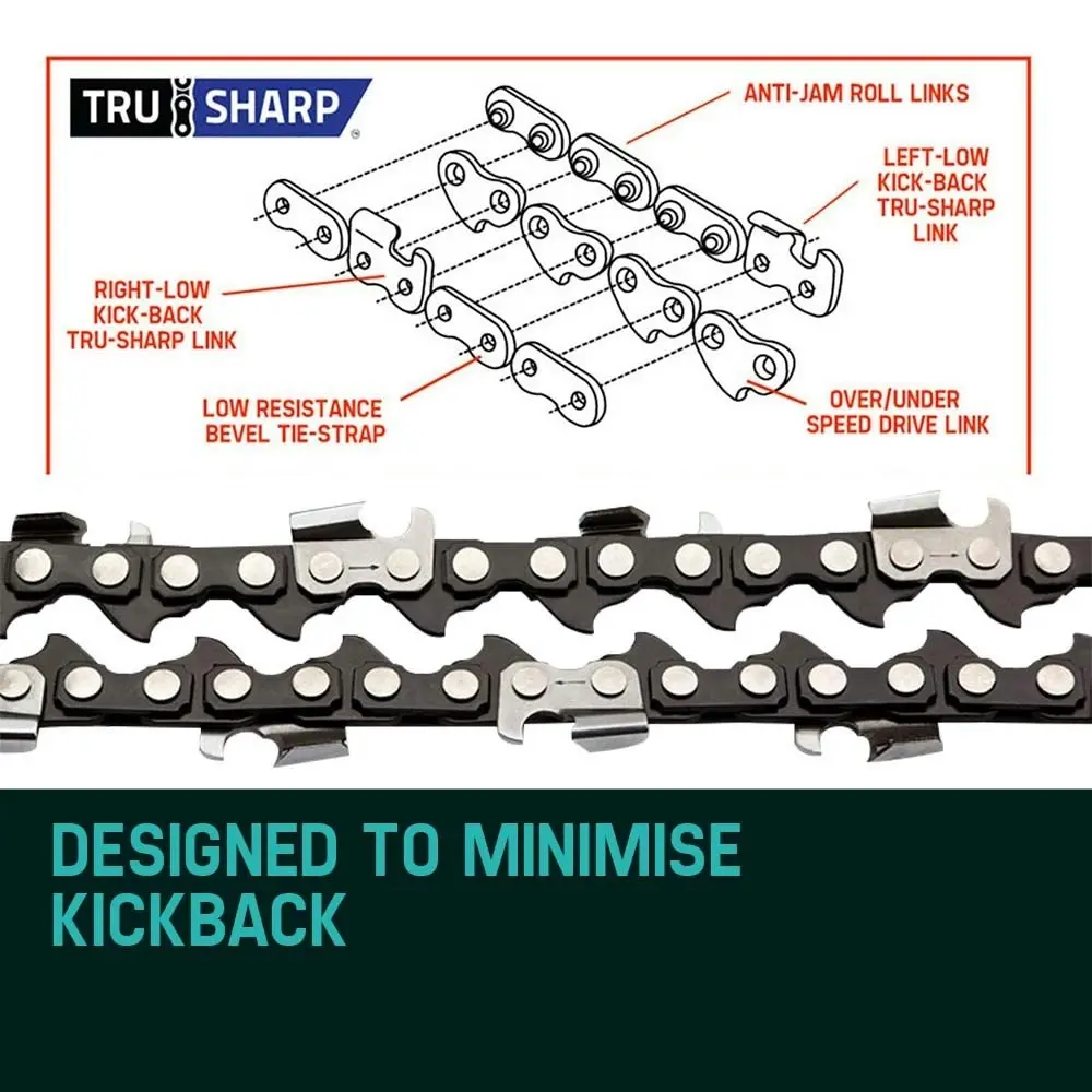 2 X 20 Inch Baumr-AG CHAINSAW CHAIN 20in Bar Replacement Suits 62cc 66cc Saws