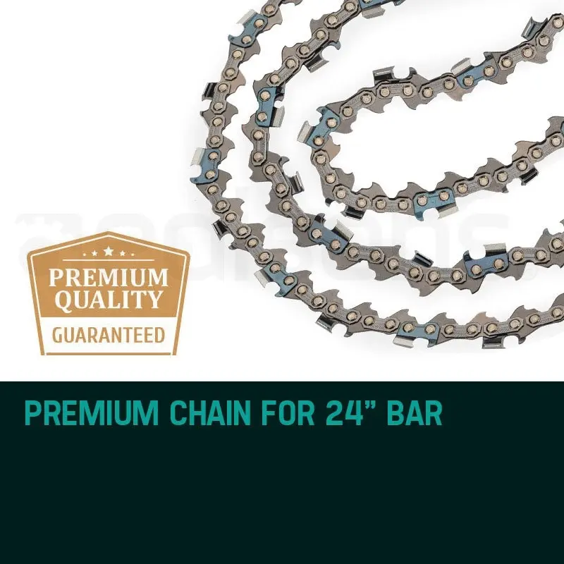 24 Inch Baumr-AG Chainsaw Chain 24in Bar Spare Part Replacement Suits 92CC Saws