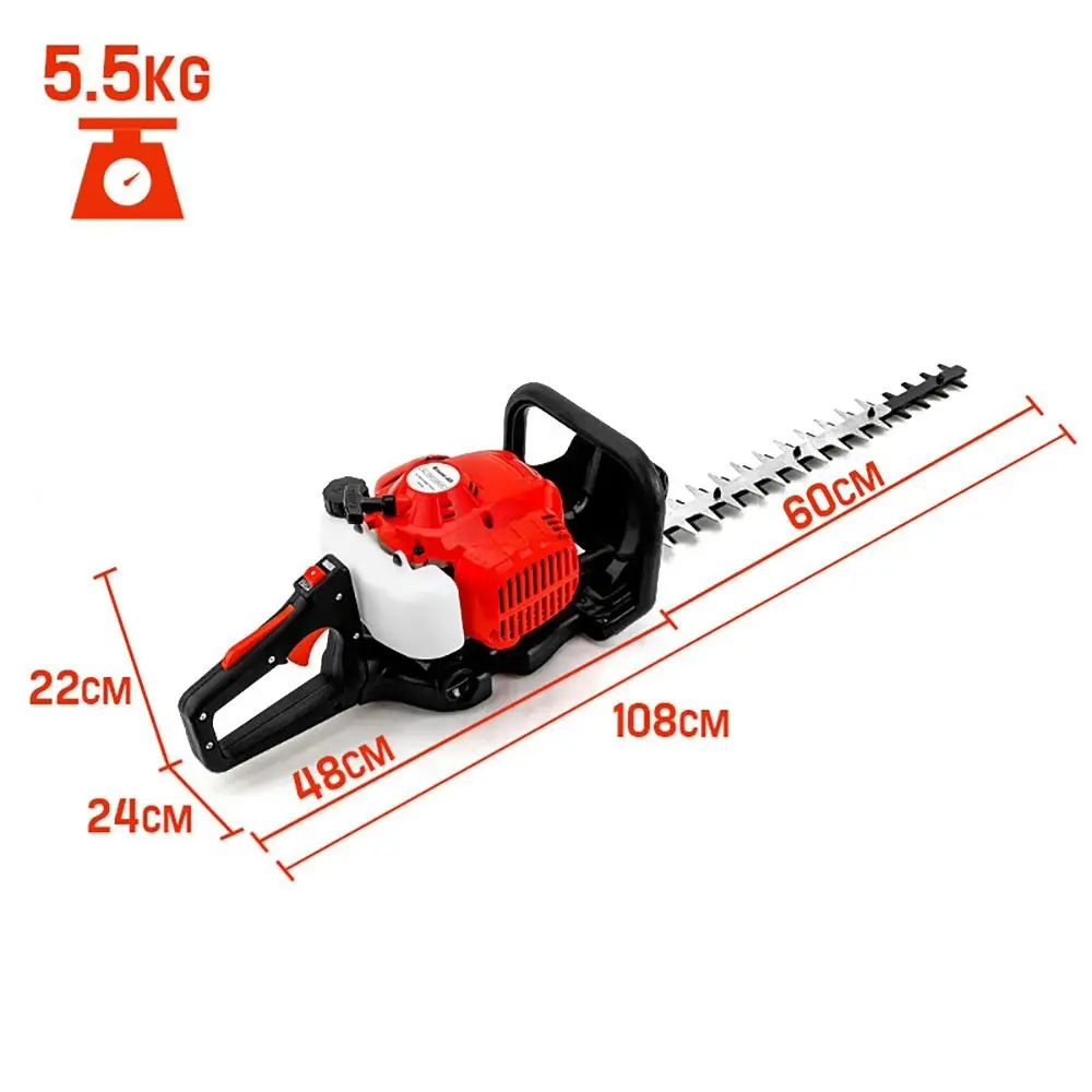 Baumr-AG 26CC Petrol Hedge Trimmer 2-Stroke Cutter Garden Tool Saw Precision 24 Inch Blade