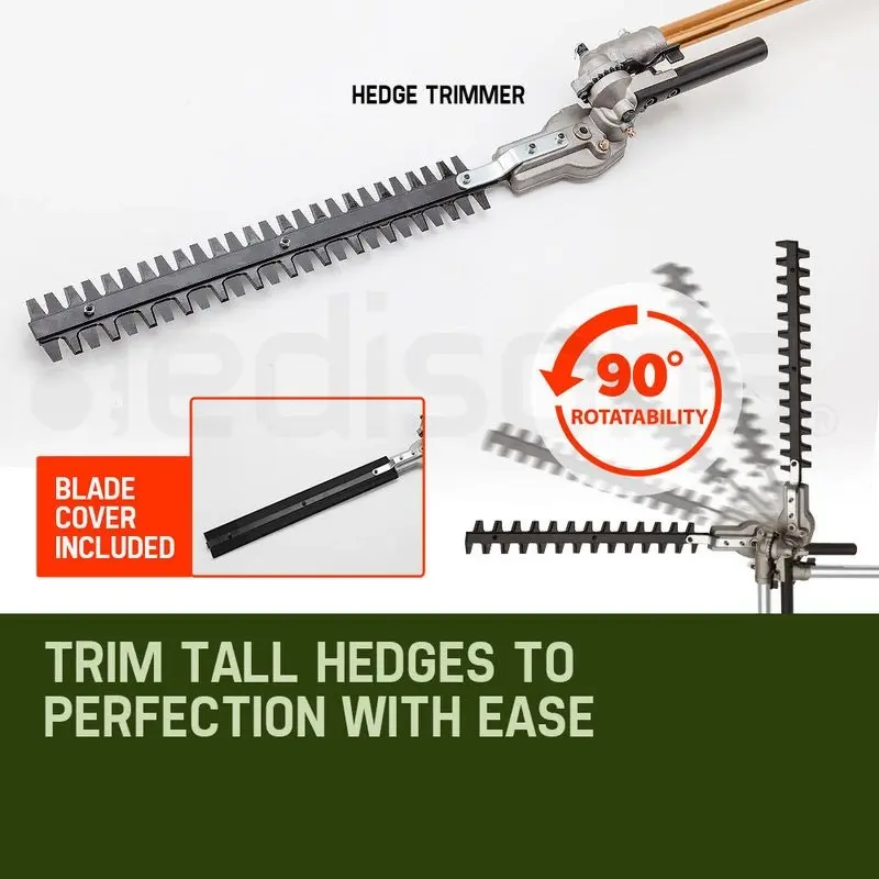 Baumr-AG 65CC Pole Chainsaw Hedge Trimmer Pruner Chain Saw Tree Garden Petrol Multi Tool