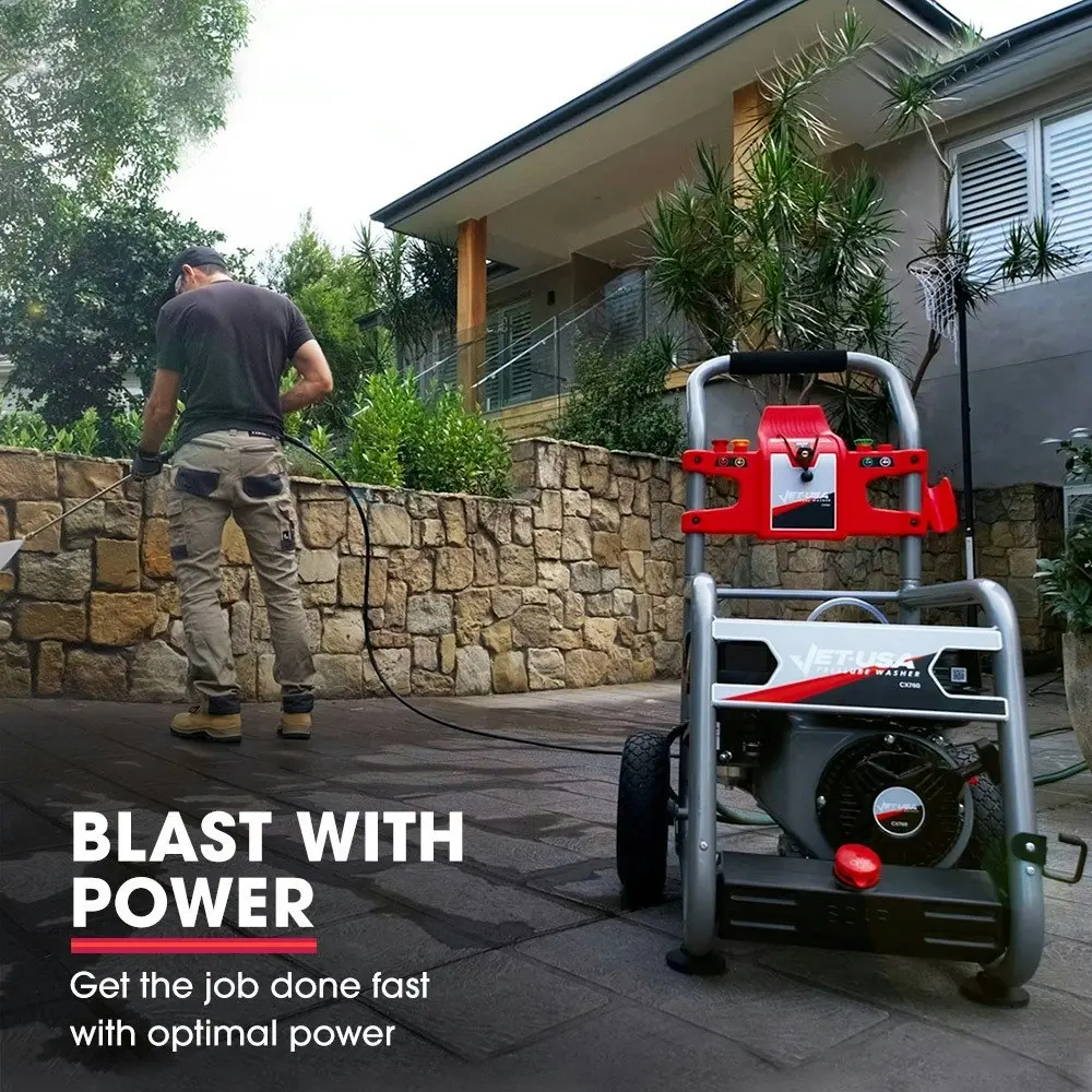 Jet-USA 4800PSI Petrol Powered High Pressure Washer, - CX760