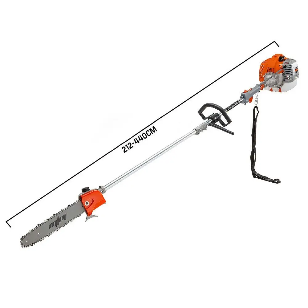 MTM 62CC Pole Chainsaw Petrol Saw Chain Tree Pruner Trimmer Extended Extension Cutter