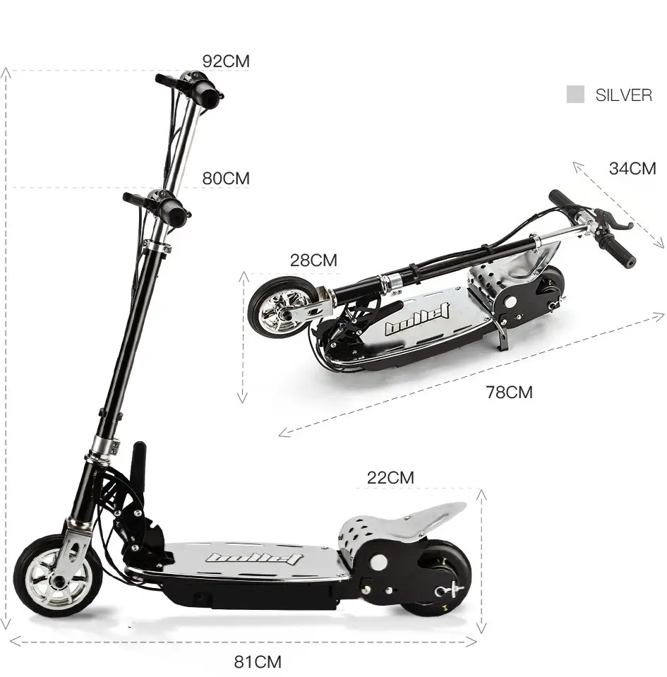 Bullet TRZ Electric Scooter 140W Adjustable and Foldable for both Adults / Kids