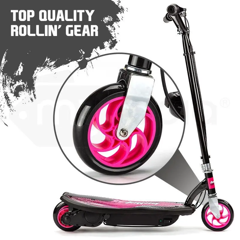 Bullet ZPS Kids Electric Scooter 140W Children Toy Pink Girls Battery Ride