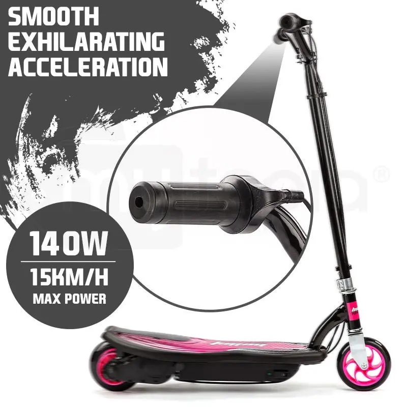 Bullet ZPS Kids Electric Scooter 140W Children Toy Pink Girls Battery Ride